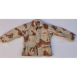 US Military Desert Camouflage Combat Coat Chocolate Chip Camo Jacket 0454